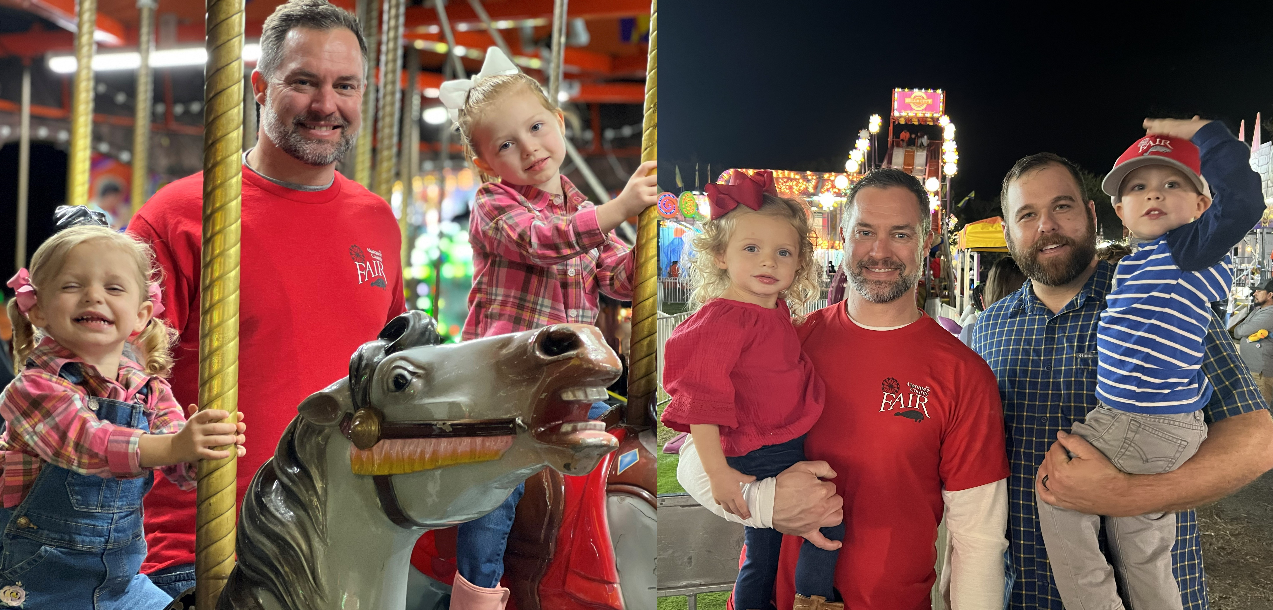 Greg Witt, VP/Project Manager with his two little girls, Remi Rose and Willa